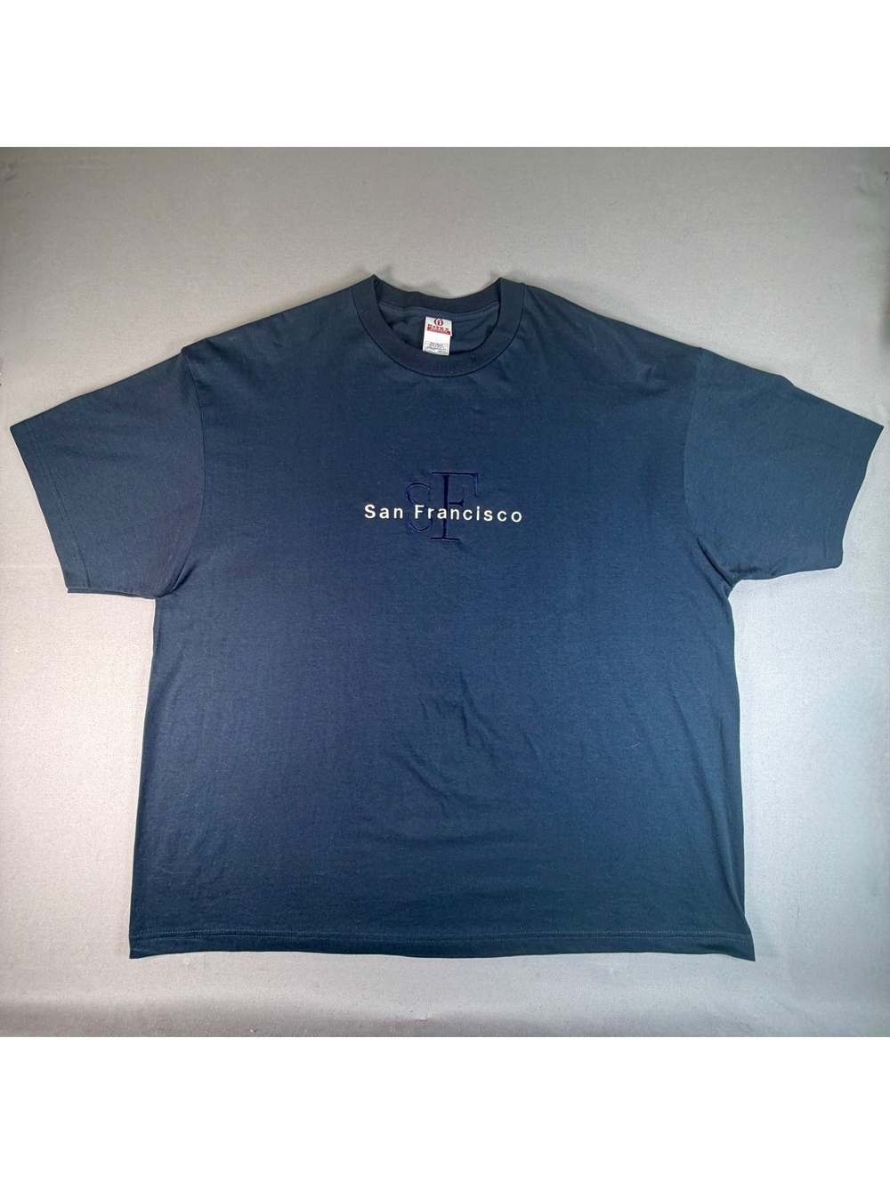 Intex San Francisco California Shirt Mens 3XL Faded Navy City Souvenir USA Made